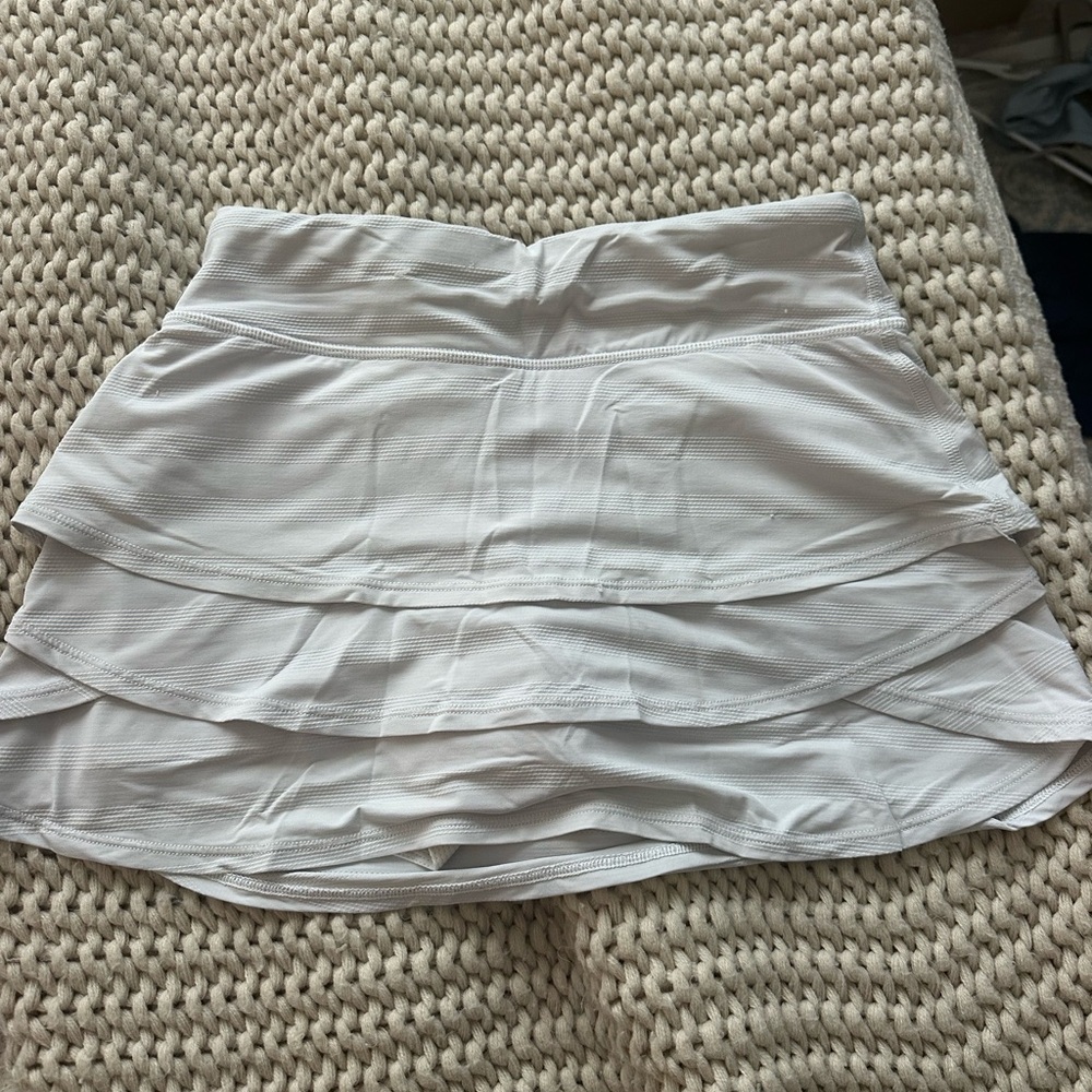 Athleta Light Gray Layered Skirt